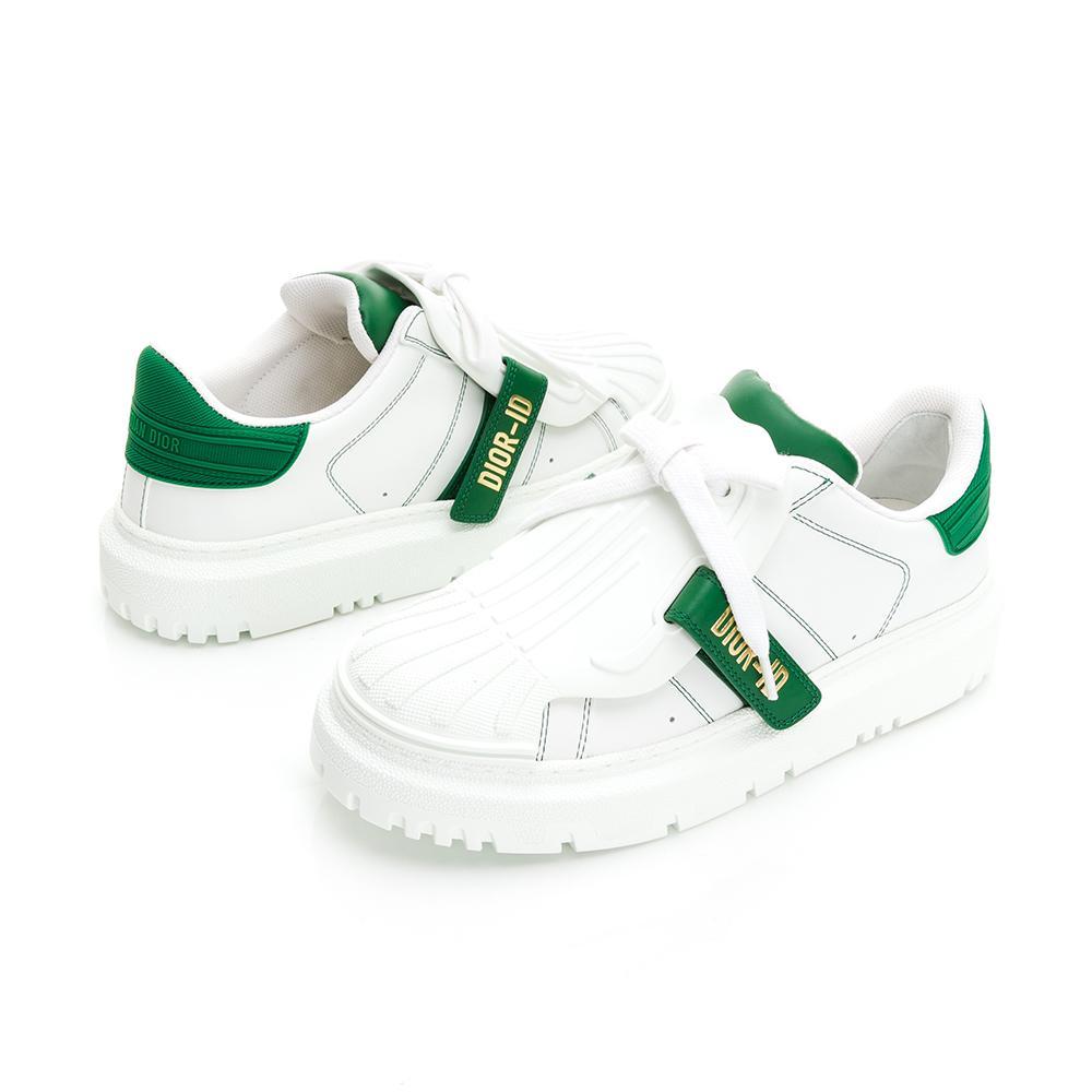 Dior-ID休閒鞋(白/綠) (37)